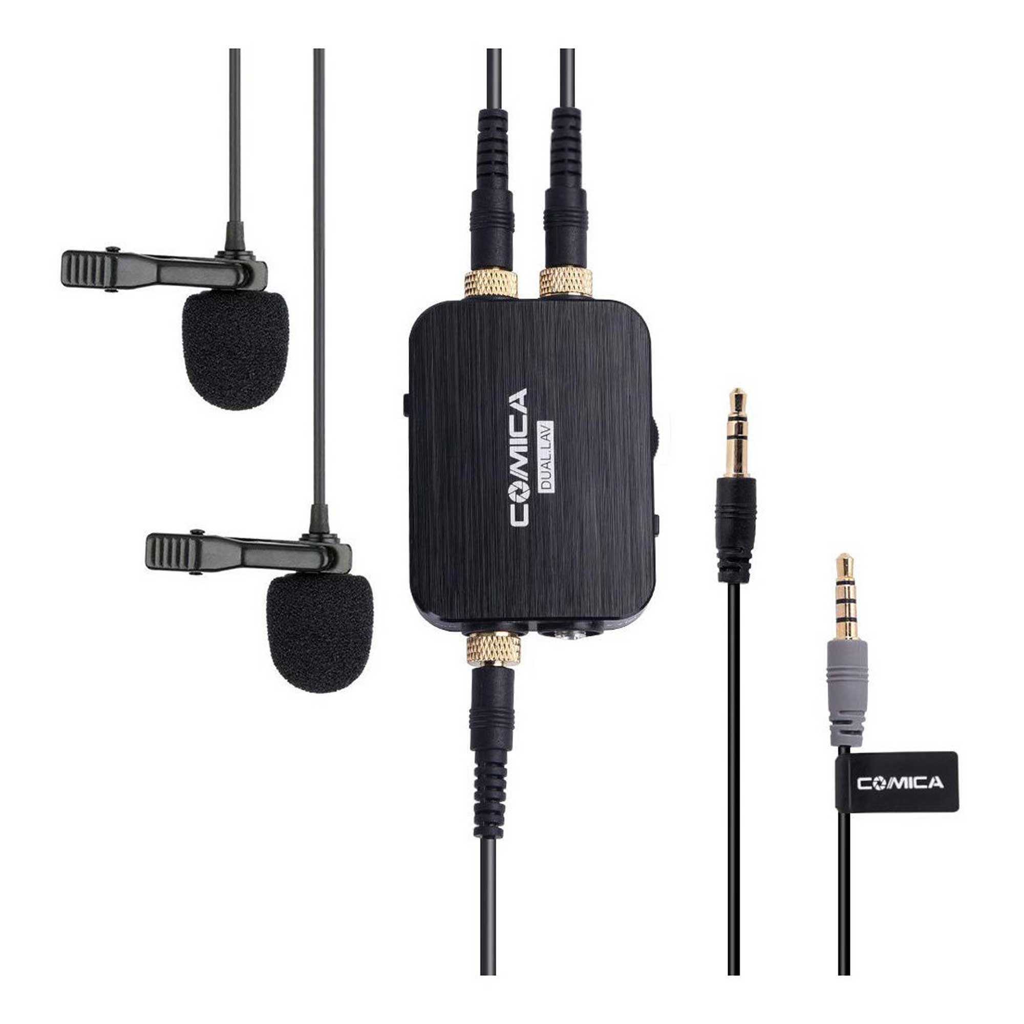 میکروفون یقه ای دوسر کامیکا DUAL.LAV D03